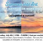 July Watercolor Workshop – Paint a Sunset