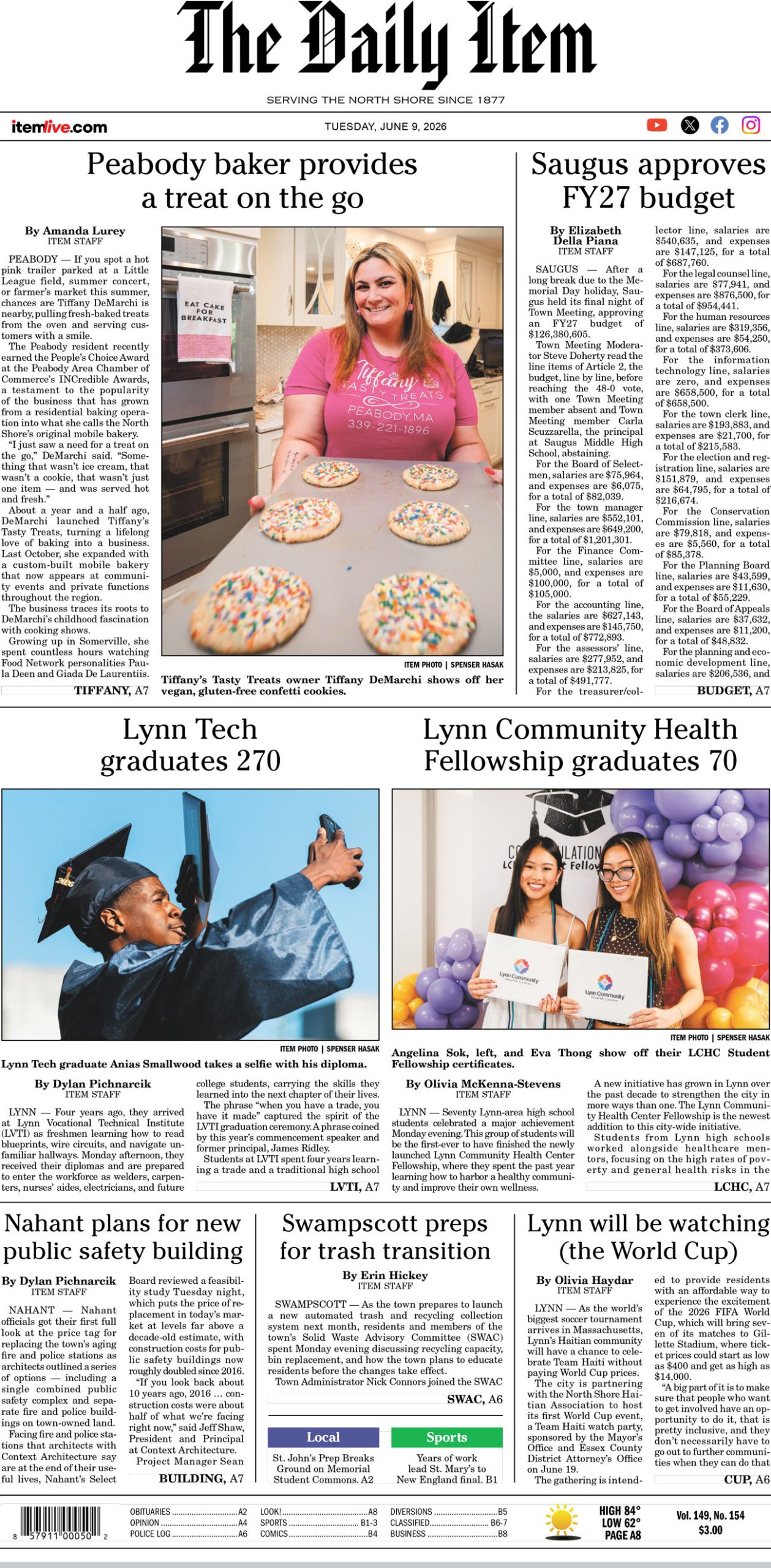 Today’s page 1: 6-9-26