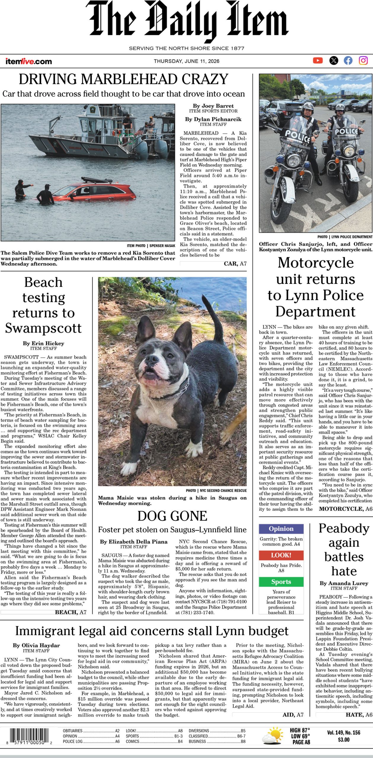 Today’s page 1: 6-11-26