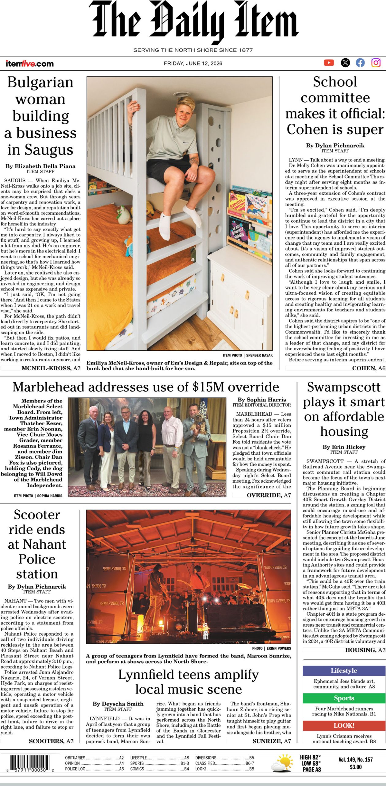 Today’s page 1: 6-12-26