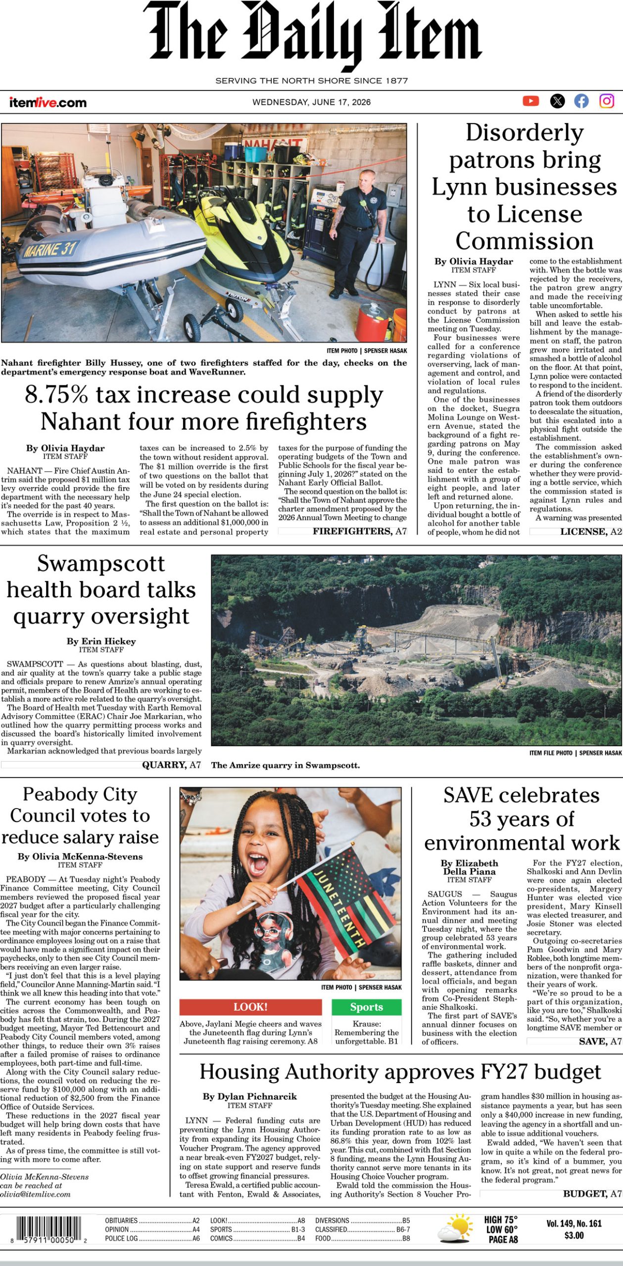 Today’s page 1: 6-17-26