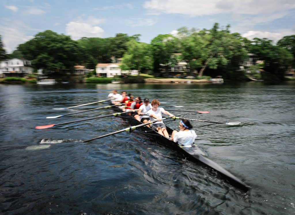 Lynn students row, row, row their boat