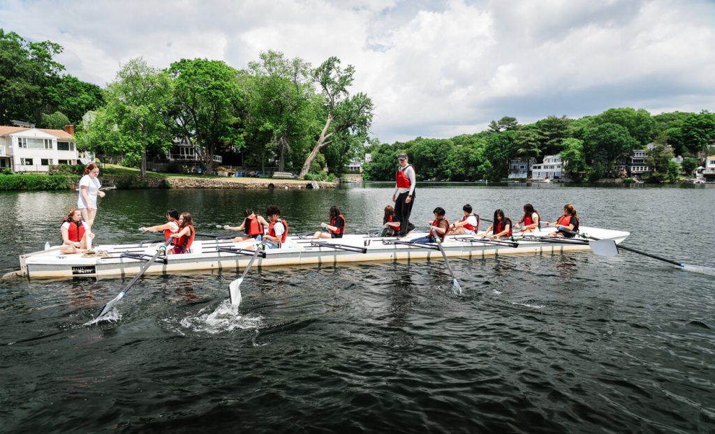 Lynn students row, row, row their boat