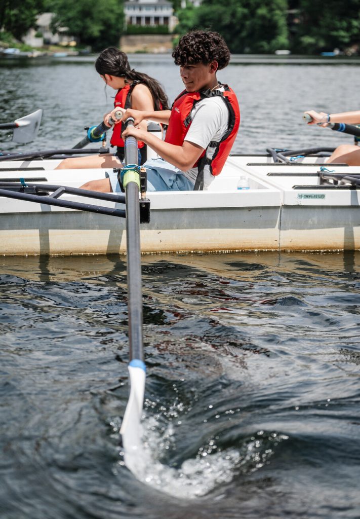Lynn students row, row, row their boat