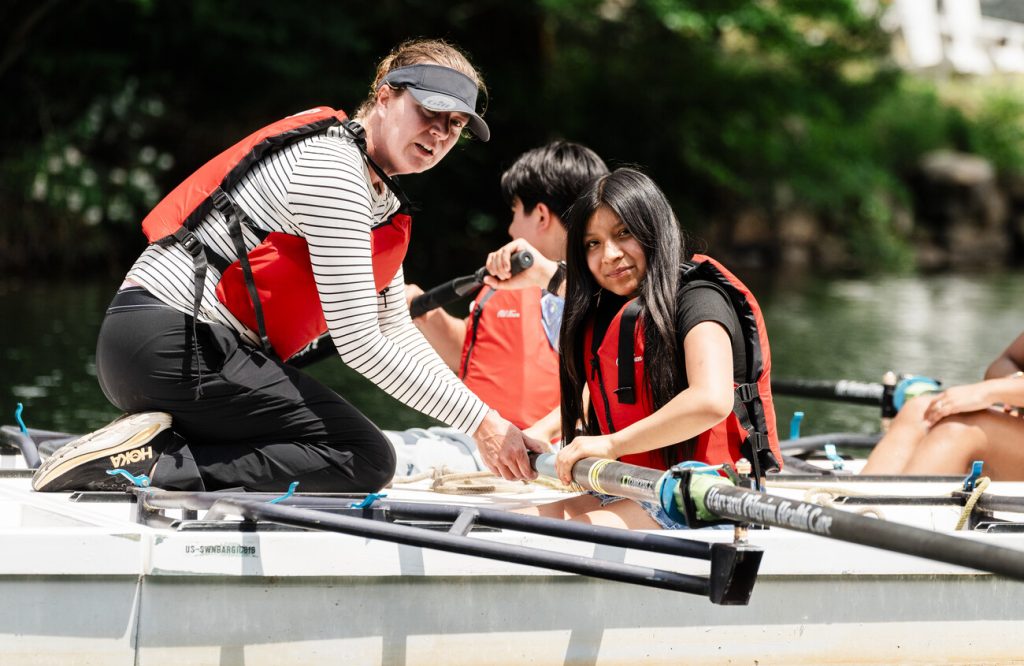 Lynn students row, row, row their boat