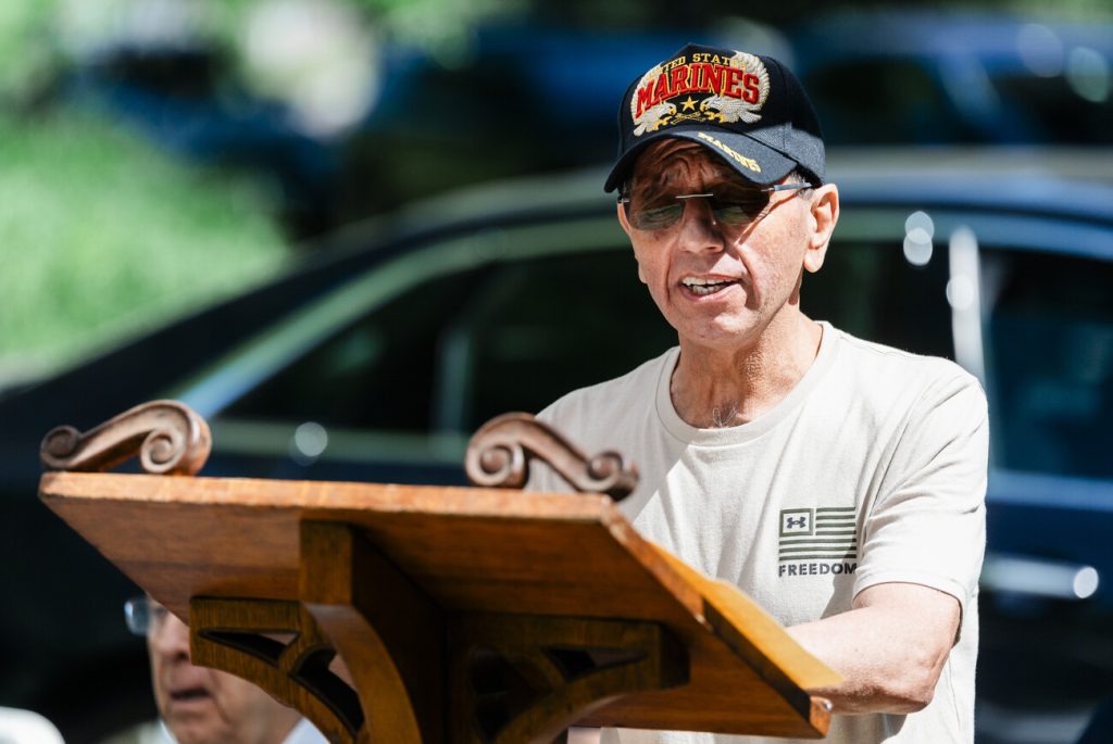Photos: Lynn veterans host flag burning ceremony