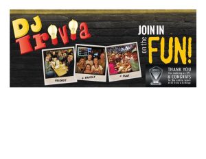 DJ Trivia @ The Blue OX in Lynn, Ma