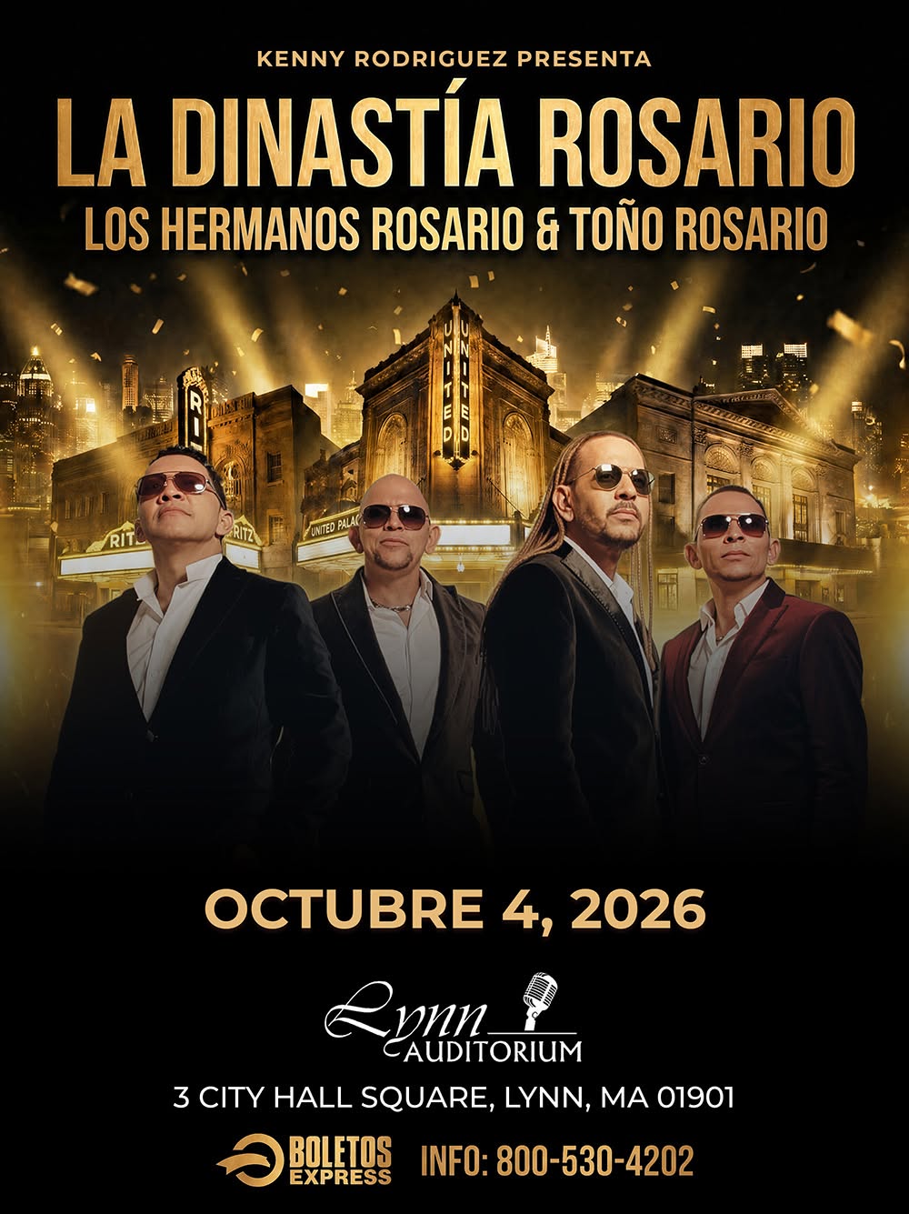 LA DINASTIA ROSARIO – BOSTON | LOS HERMANOS ROSARIO Y TOÑO ROSARI